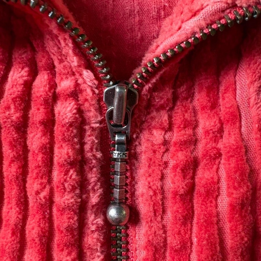 Woolrich Ladies Corduroy Zip jacket  with pockets XXL Winter Coral - Picture 3 of 8